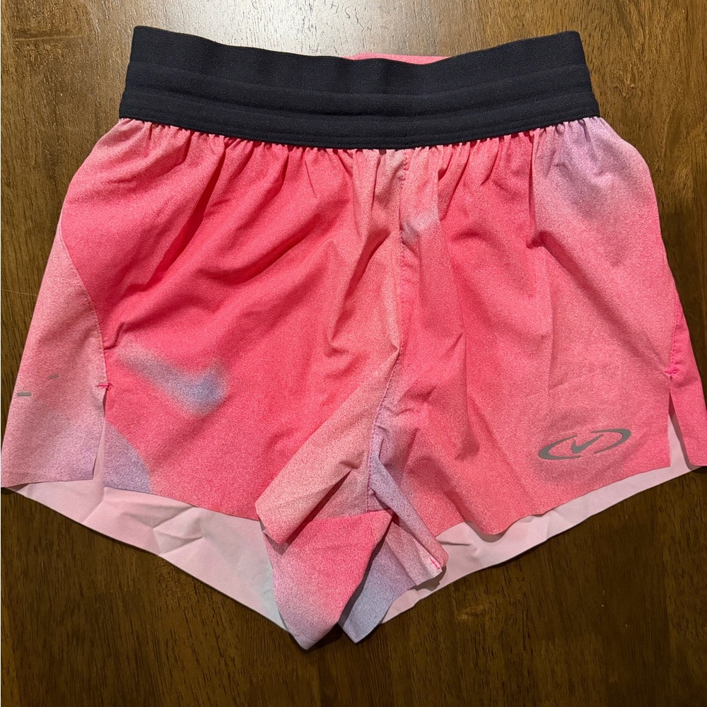 Nike swift hyper Pink 2.5” Shorts with Black Waistband